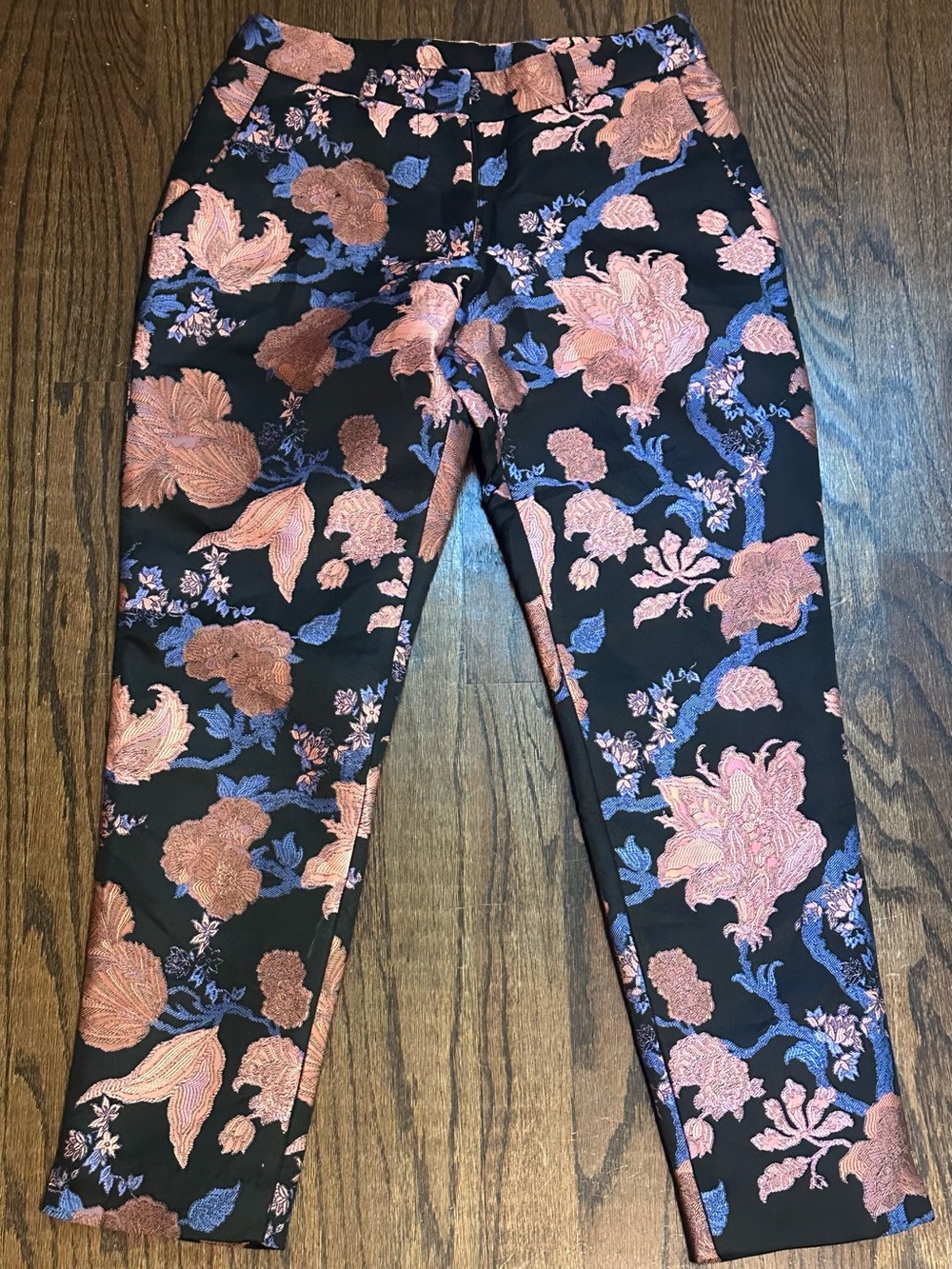 Dash and dot floral pants